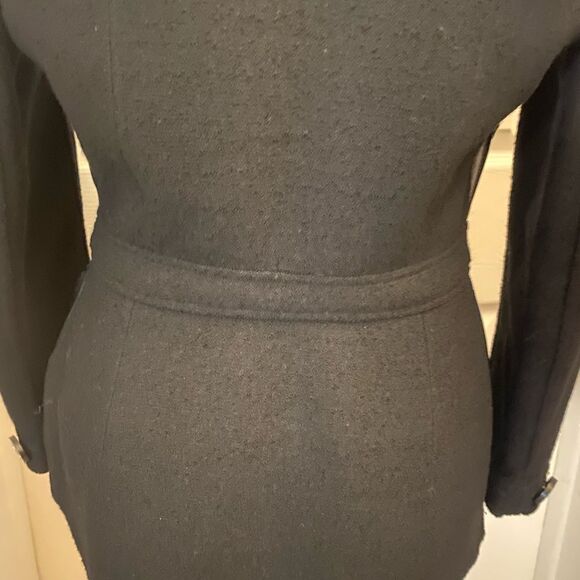 Valentino genuine leather/ wool blazer/jacket, S-M - Picture 10 of 14